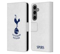 Head Case Designs Officially Licensed Tottenham Hotspur F.C. Blue Cockerel Badge Leather Wallet Case Compatible With Samsung Galaxy S25