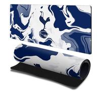Head Case Designs Officially Licensed Tottenham Hotspur F.C. Blue & White Marble Logo Art Gaming Office Desk PC Keyboard Mouse Mat Pad 23.62 x 11.81 x 0.12 inches (600 x 300 mm) - L