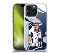 Head Case Designs Officially Licensed Tottenham Hotspur F.C. Brennan Johnson 2024/25 First Team Gel Case [Military Grade] Compatible with Apple iPhone 15 Pro Max and Compatible with MagSafe