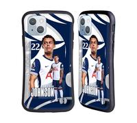 Head Case Designs Officially Licensed Tottenham Hotspur F.C. Brennan Johnson 2024/25 First Team Hybrid Case Compatible With Apple iPhone 14