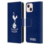 Head Case Designs Officially Licensed Tottenham Hotspur F.C. Cockerel Badge Leather Book Wallet Case Cover Compatible With Apple iPhone 13