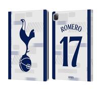 Head Case Designs Officially Licensed Tottenham Hotspur F.C. Cristian Romero 2023/24 Players Leather Wallet Case Compatible With Apple iPad Pro 12.9 2020/2021/2022