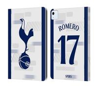 Head Case Designs Officially Licensed Tottenham Hotspur F.C. Cristian Romero 2023/24 Players Leather Wallet Case Compatible With Apple iPad Air 11 2020/2022/2024/2025