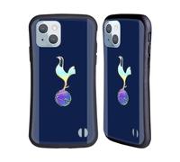 Head Case Designs Officially Licensed Tottenham Hotspur F.C. Dark Blue and Purple 2023/24 Badge Hybrid Case Compatible With Apple iPhone 14