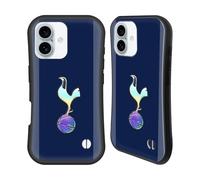 Head Case Designs Officially Licensed Tottenham Hotspur F.C. Dark Blue and Purple 2023/24 Badge Hybrid Case Compatible With Apple iPhone 16