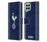 Head Case Designs Officially Licensed Tottenham Hotspur F.C. Dark Blue and Purple 2023/24 Badge Leather Wallet Case Compatible With Samsung Galaxy M53 (2022)