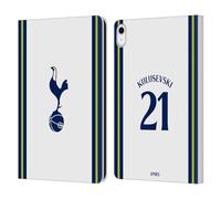 Head Case Designs Officially Licensed Tottenham Hotspur F.C. Dejan Kulusevski 2022/23 Players Home Kit Leather Wallet Case Compatible With Apple iPad 10.9 2022/2025