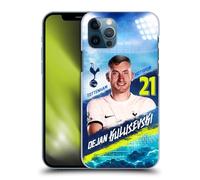 Head Case Designs Officially Licensed Tottenham Hotspur F.C. Dejan Kulusevski 2023/24 First Team Hard Back Case Compatible With Apple iPhone 12 / iPhone 12 Pro
