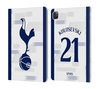 Head Case Designs Officially Licensed Tottenham Hotspur F.C. Dejan Kulusevski 2023/24 Players Leather Wallet Case Compatible With Apple iPad Pro 11 2020/2021 / 2022