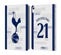 Head Case Designs Officially Licensed Tottenham Hotspur F.C. Dejan Kulusevski 2023/24 Players Leather Wallet Case Compatible With Apple iPad 10.9 2022/2025