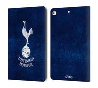 Head Case Designs Officially Licensed Tottenham Hotspur F.C. Distressed Badge Leather Wallet Case Compatible With Apple iPad 9.7 2017 / iPad 9.7 2018