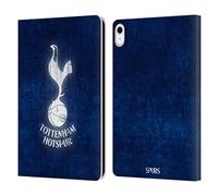 Head Case Designs Officially Licensed Tottenham Hotspur F.C. Distressed Badge Leather Wallet Case Compatible With Apple iPad 10.9 2022/2025