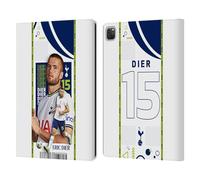 Head Case Designs Officially Licensed Tottenham Hotspur F.C. Eric Dier 2022/23 First Team Leather Wallet Case Compatible With Apple iPad Pro 13 M4 2024