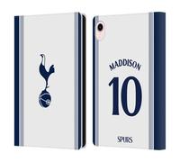 Head Case Designs Officially Licensed Tottenham Hotspur F.C. James Maddison 2024/25 Players Home Kit Leather Wallet Case Compatible With Apple iPad mini (2021/2024)