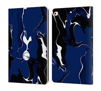 Head Case Designs Officially Licensed Tottenham Hotspur F.C. Marble Badge Leather Wallet Case Compatible With Apple iPad 9.7 2017 / iPad 9.7 2018