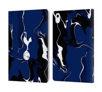 Head Case Designs Officially Licensed Tottenham Hotspur F.C. Marble Badge Leather Wallet Case Compatible With Apple iPad Air 11 2020/2022/2024/2025