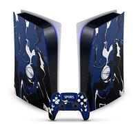 Head Case Designs Officially Licensed Tottenham Hotspur F.C. Marble Logo Art Vinyl Faceplate Gaming Skin Decal Compatible With Sony PlayStation 5 PS5 Digital Edition Console and DualSense Controller