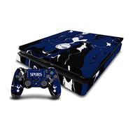 Head Case Designs Officially Licensed Tottenham Hotspur F.C. Marble Logo Art Vinyl Sticker Gaming Skin Decal Cover Compatible With Sony PlayStation 4 PS4 Slim Console and DualShock 4 Controller