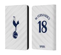 Head Case Designs Officially Licensed Tottenham Hotspur F.C. Mateus Fernandes 2026/27 Players Home Kit 1st Group Leather Wallet Case Compatible With Kindle Paperwhite 5 (2021)