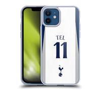 Head Case Designs Officially Licensed Tottenham Hotspur F.C. Mathys Tel 2025/26 Players Home Kit 1st Group Gel Case [Military Grade Protection] Compatible With Apple iPhone 12 / iPhone 12 Pro
