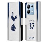 Head Case Designs Officially Licensed Tottenham Hotspur F.C. Micky van de Ven 2025/26 Players Home Kit Leather Wallet Case Compatible With Xiaomi Redmi Note 13/13 Pro 5G