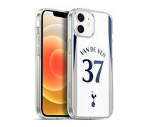 Head Case Designs Officially Licensed Tottenham Hotspur F.C. Micky van de Ven 2025/26 Players Home Kit 1st Group Gel Case Compatible with Apple iPhone 12 / iPhone 12 Pro & Compatible with MagSafe