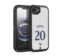 Head Case Designs Officially Licensed Tottenham Hotspur F.C. Mohammed Kudus 2026/27 Players Home Kit 1st Group Ultra-Armoured Shockproof Case Compatible With Apple iPhone 16e / iPhone 17e