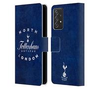 Head Case Designs Officially Licensed Tottenham Hotspur F.C. North London Badge Leather Wallet Case Compatible With Samsung Galaxy A53 5G (2022)