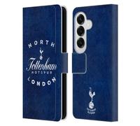 Head Case Designs Officially Licensed Tottenham Hotspur F.C. North London Badge Leather Wallet Case Compatible With Samsung Galaxy S26