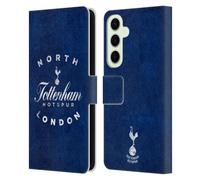 Head Case Designs Officially Licensed Tottenham Hotspur F.C. North London Badge Leather Wallet Case Compatible With Samsung Galaxy S25+
