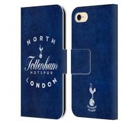 Head Case Designs Officially Licensed Tottenham Hotspur F.C. North London Badge Leather Wallet Case Compatible With Apple iPhone 7/8 / SE 2020 & 2022