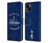 Head Case Designs Officially Licensed Tottenham Hotspur F.C. North London Badge Leather Wallet Case Compatible With Apple iPhone 15