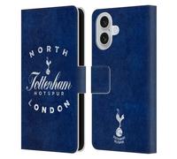 Head Case Designs Officially Licensed Tottenham Hotspur F.C. North London Badge Leather Wallet Case Compatible With Apple iPhone 16