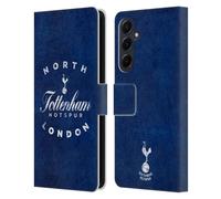 Head Case Designs Officially Licensed Tottenham Hotspur F.C. North London Badge Leather Wallet Case Compatible With Samsung Galaxy A55 5G