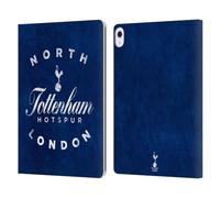 Head Case Designs Officially Licensed Tottenham Hotspur F.C. North London Badge Leather Wallet Case Compatible With Apple iPad Air 13 2024/2025