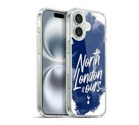 Head Case Designs Officially Licensed Tottenham Hotspur F.C. North London Is Ours Badge Gel Case [Military Grade Protection] Compatible with Apple iPhone 16 Plus and Compatible with MagSafe