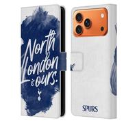 Head Case Designs Officially Licensed Tottenham Hotspur F.C. North London Is Ours Badge Leather Wallet Case Compatible With Apple iPhone 17 Pro Max