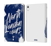Head Case Designs Officially Licensed Tottenham Hotspur F.C. North London Is Ours Badge Leather Wallet Case Compatible With Apple iPad 10.9 2022/2025