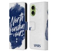 Head Case Designs Officially Licensed Tottenham Hotspur F.C. North London Is Ours Badge Leather Wallet Case Compatible With Apple iPhone 17