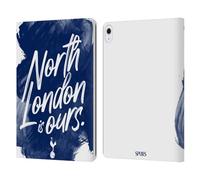 Head Case Designs Officially Licensed Tottenham Hotspur F.C. North London Is Ours Badge Leather Wallet Case Compatible With Apple iPad Air 13 2024/2025