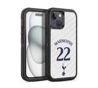 Head Case Designs Officially Licensed Tottenham Hotspur F.C. Omar Marmoush 2026/27 Players Home Kit 1st Group Ultra-Armoured Shockproof Case [Military Grade Protection] Compatible With Apple iPhone 15