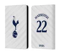 Head Case Designs Officially Licensed Tottenham Hotspur F.C. Omar Marmoush 2026/27 Players Home Kit 1st Group Leather Wallet Case Compatible With Kindle Paperwhite 5 (2021)