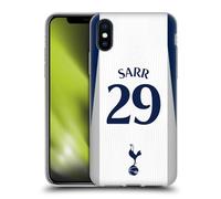 Head Case Designs Officially Licensed Tottenham Hotspur F.C. Pape Matar Sarr 2025/26 Players Home Kit 2nd Group Gel Case [Military Grade Protection] Compatible With Apple iPhone X/iPhone XS