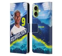 Head Case Designs Officially Licensed Tottenham Hotspur F.C. Richarlison 2023/24 First Team Leather Wallet Case Compatible With Apple iPhone 17