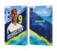 Head Case Designs Officially Licensed Tottenham Hotspur F.C. Richarlison 2023/24 First Team Leather Wallet Case Compatible With Apple iPad Pro 12.9 2020/2021/2022