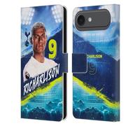 Head Case Designs Officially Licensed Tottenham Hotspur F.C. Richarlison 2023/24 First Team Leather Wallet Case Compatible With Apple iPhone 17 Air