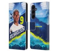 Head Case Designs Officially Licensed Tottenham Hotspur F.C. Richarlison 2023/24 First Team Leather Wallet Case Compatible With Samsung Galaxy A35 5G