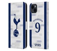 Head Case Designs Officially Licensed Tottenham Hotspur F.C. Richarlison 2023/24 Players Leather Wallet Case Compatible With Apple iPhone 15 Plus