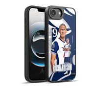 Head Case Designs Officially Licensed Tottenham Hotspur F.C. Richarlison 2024/25 First Team Gel Armour Case [Military Grade Protection] Compatible With Apple iPhone 16e / iPhone 17e