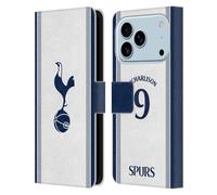 Head Case Designs Officially Licensed Tottenham Hotspur F.C. Richarlison 2024/25 Players Home Kit Leather Wallet Case Compatible With Apple iPhone 17 Pro